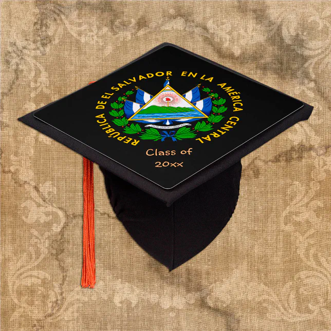 El Salvador Graduate & students / University Graduation Cap Topper Zazzle