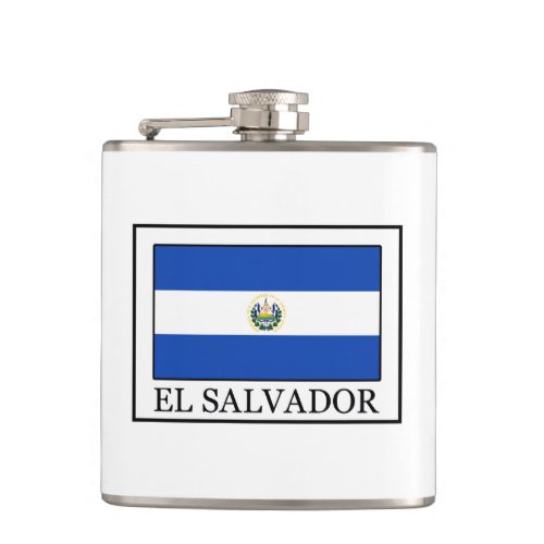 El Salvador Hip Flask