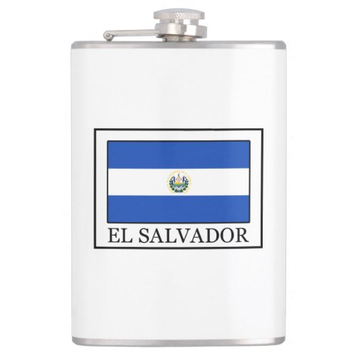 El Salvador Hip Flask