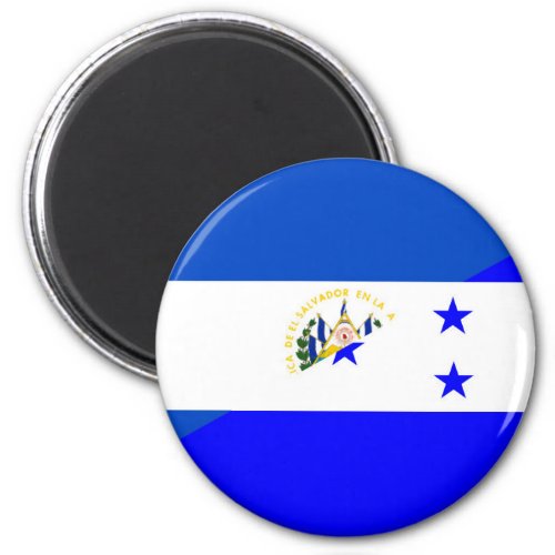 el salvador honduras half flag country symbol magnet
