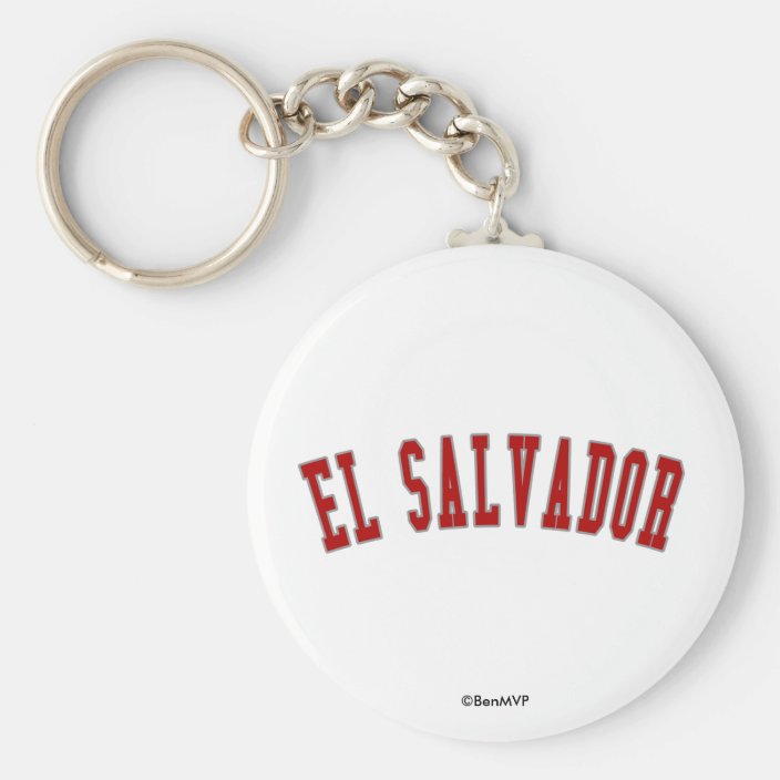 El Salvador Key Chain