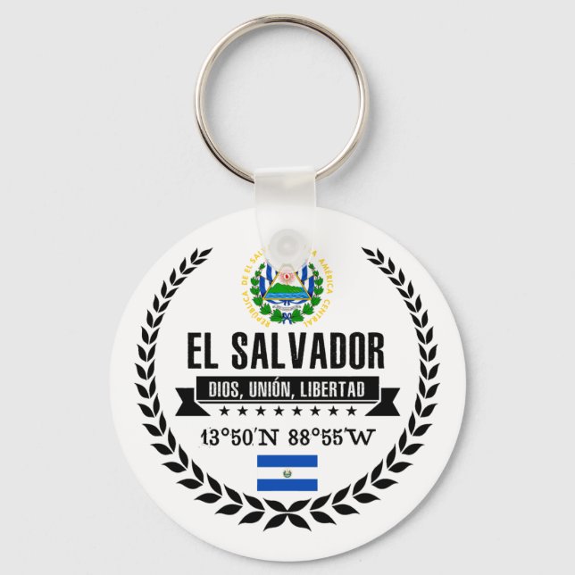 El Salvador Keychain (Front)