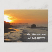 El Salvador, La Libertad, El Sunzal sunrise