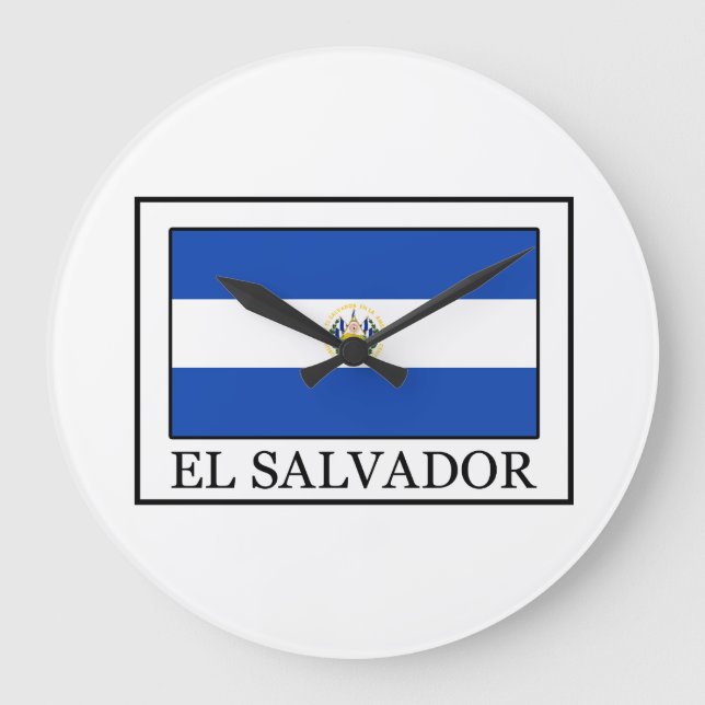 El Salvador Large Clock (Front)
