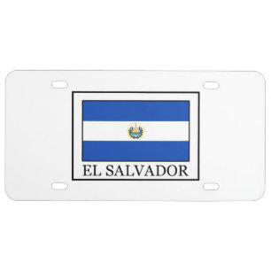 El Salvador License Plate