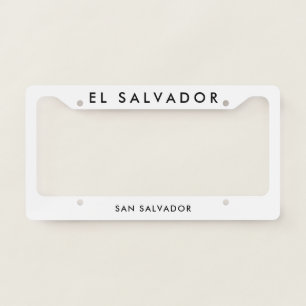 El Salvador License Plate Frame