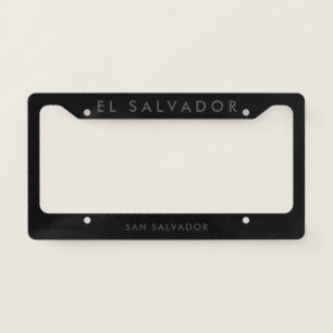 El Salvador License Plate Frame
