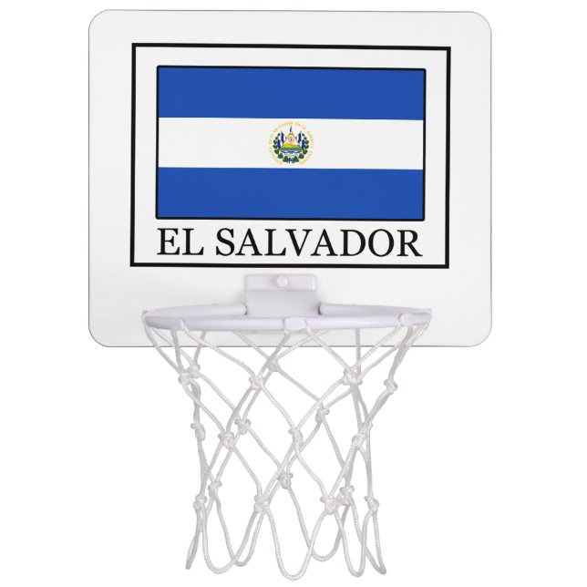 El Salvador Mini Basketball Hoop (Front)