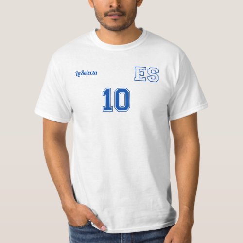El Salvador National Football Team Soccer Retro T_Shirt
