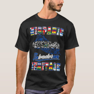 El Salvador National Hispanic Heritage Month Salva T-Shirt