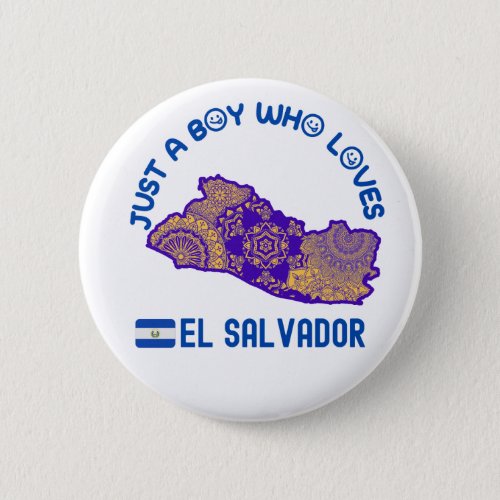 El Salvador North America Country Button