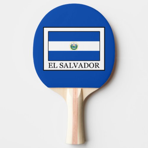 El Salvador Ping Pong Paddle