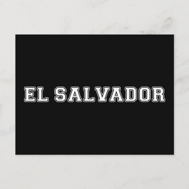 El Salvador Postcard (Front)