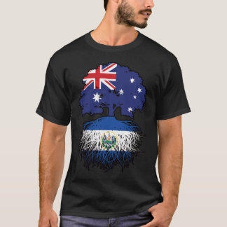 El Salvador Salvadoran Australian Australia Tree T-Shirt