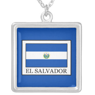 El Salvador Silver Plated Necklace