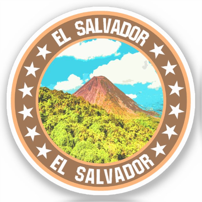 El Salvador                                        Sticker (Front)