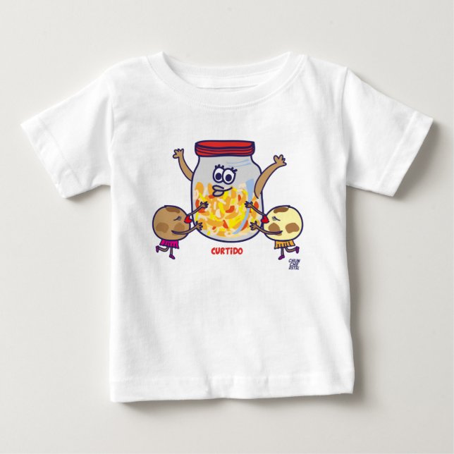 El Salvador, t-shirt drinks pupusas and tanned (Front)