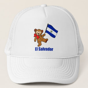 El Salvador Teddy Bear Hat