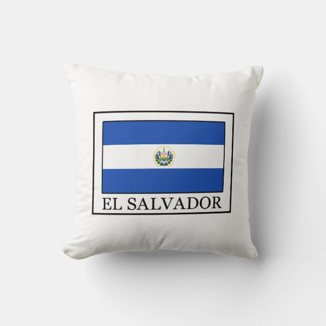 El Salvador Throw Pillow (Front)