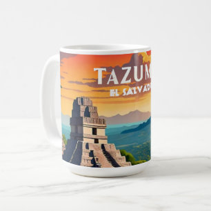 El Salvador Travel Vintage Retro Custom Coffee Mug