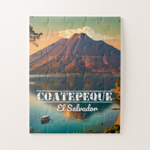 El Salvador Travel Vintage Retro Jigsaw Puzzle