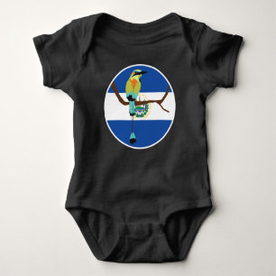 El Salvador Turquoise-browed motmot Torogoz Baby Bodysuit