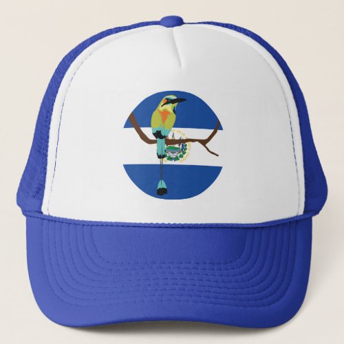 El Salvador Turquoise_browed motmot Torogoz Trucker Hat