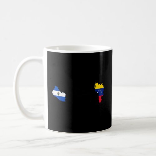 El Salvador Venezuela Flag Salvadoran Venezuelan H Coffee Mug