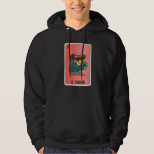 El Sangron Mexican Slang Lottery Bingo Cards Hoodie