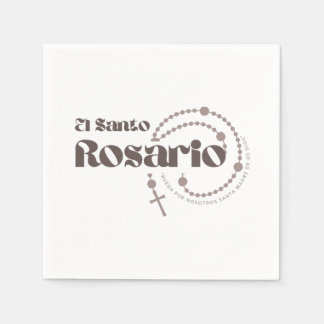 El Santo Rosario Napkins