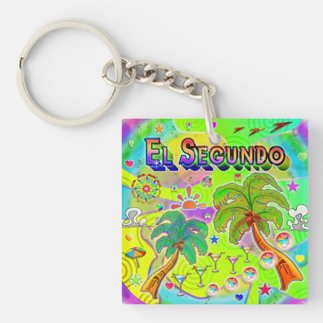 El Segundo Mind Focus Keychain (Front)