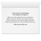 El Shaddai Cards (Inside Horizontal (Bottom))