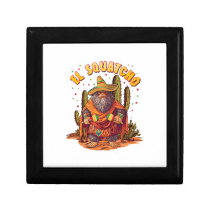 El Squatcho Bigfoot with Maraca, Sombrero and Ponc Gift Box
