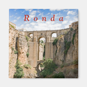 "El Tajo" of Ronda with the Puente Nuevo. Magnet