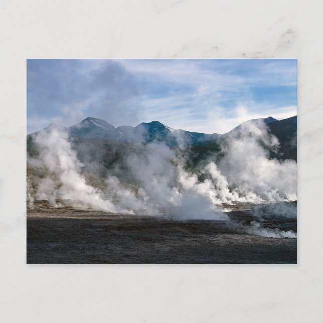 El Tatio Geysers near San Pedro de Atacama - Chile Postcard (Front)