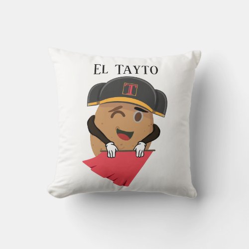 El Tayto Throw Pillow