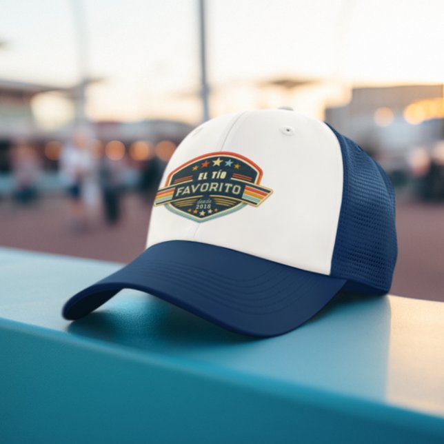 El Tío Favorito Custom Year Patch Design Trucker Hat (Creator Uploaded)