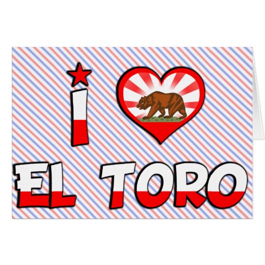 El Toro, CA Cards (Front Horizontal)