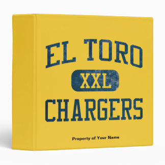 El Toro Chargers Athletics 3 Ring Binder