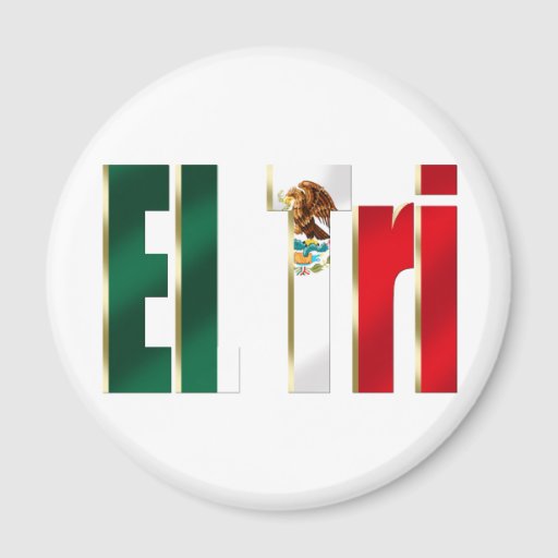 EL Tri Mexico soccer futbol Mexican pride logo Fridge Magnets | Zazzle