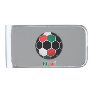 El Tri Silver Finish Money Clip