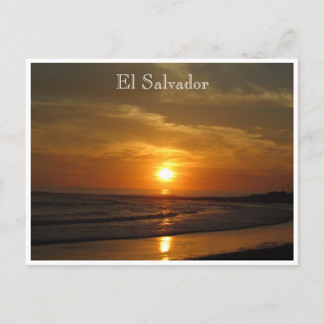 el tunco sunset postcard (Front)