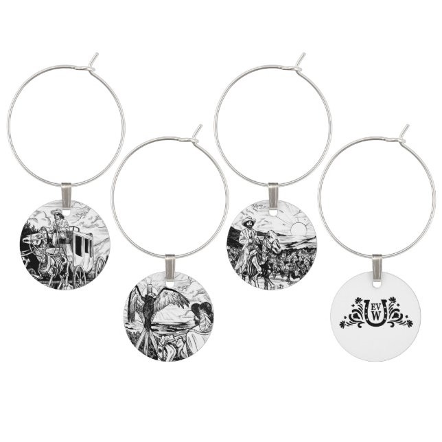 El Vaquero Wine Charms (Staggered)