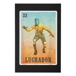 El Wrestler Lucha Libre - Mexico Luchador Faux Canvas Print