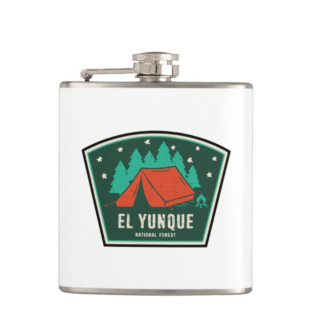 El Yunque National Forest Camping Flask (Front)