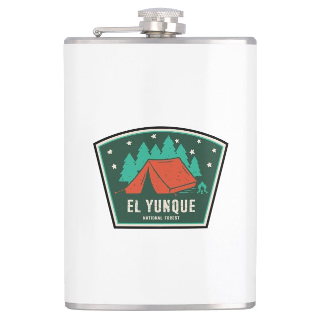 El Yunque National Forest Camping Flask (Front)