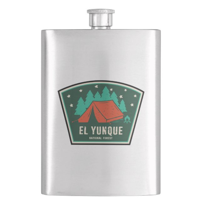 El Yunque National Forest Camping Flask (Front)