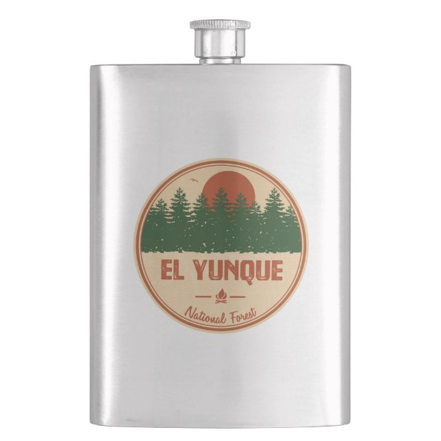 El Yunque National Forest Flask (Front)