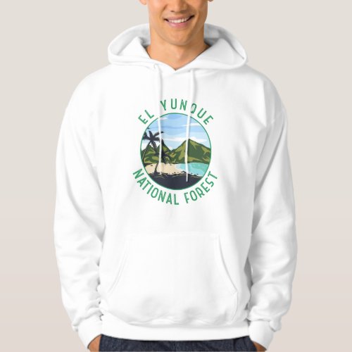 El Yunque National Forest Puerto Rico Distressed Hoodie