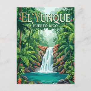 El Yunque National Forest Puerto Rico Postcard